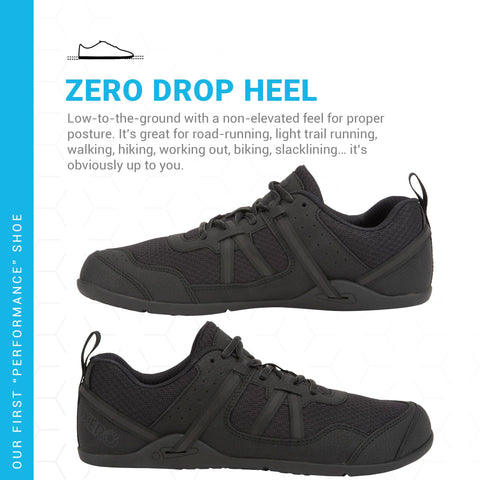 Xero Shoes Prio Men's Barefoot Shoes - Black, Size 11