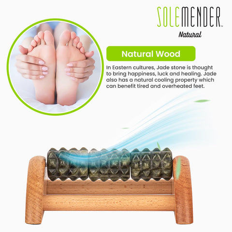 Solemender Cooling Foot Massager Natural Jade Bundle