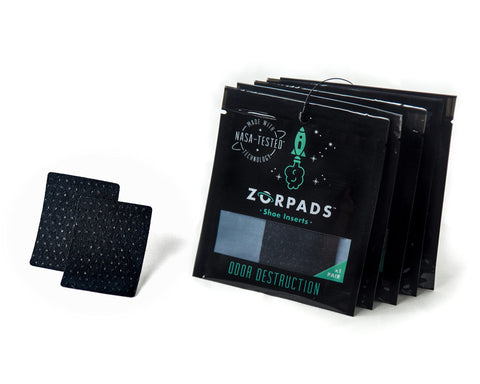 Zorpads Odor Eliminating Shoe Inserts - Five Pairs