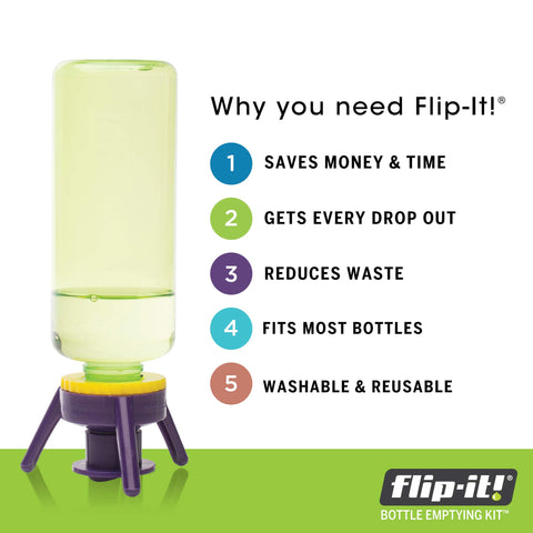 Flip-It! Bottle Emptying Kit - Fits Most Bottles