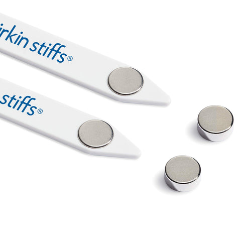 Power Stays Magnetic Collar Stays by Würkin Stiffs | 3 Pair - 2.5"