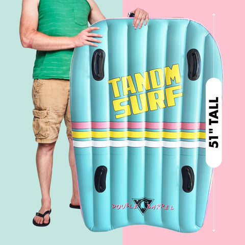 TANDM SURF Double Barrel Inflatable Bodyboard