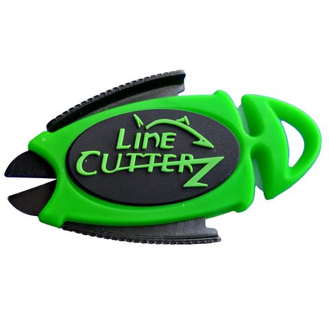 LINE CUTTERZ Dual Hybrid Ceramic Cutter + Scissors, Green