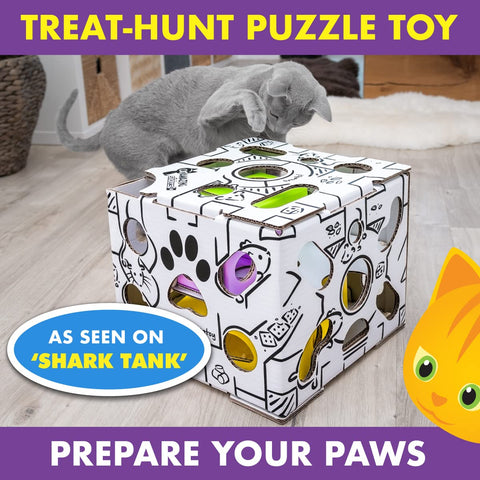 Cat Amazing Sliders Puzzle Toy for Indoor Cats