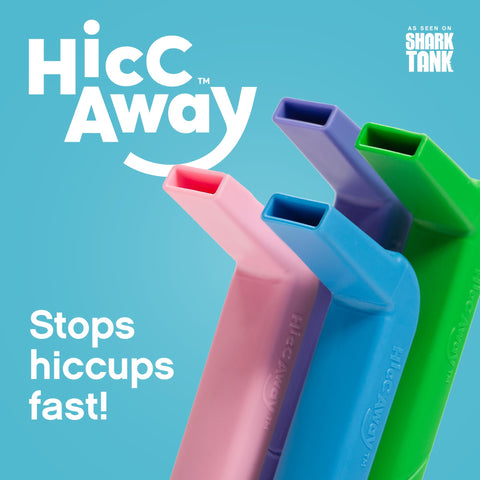 HiccAway Hiccup Straw - Stops Hiccups Fast!