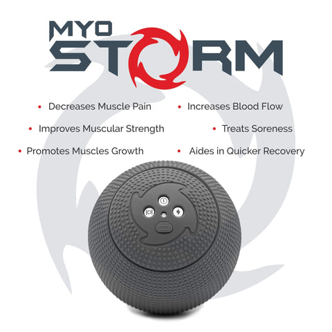 MyoStorm Heating Vibrating Massage Ball Roller