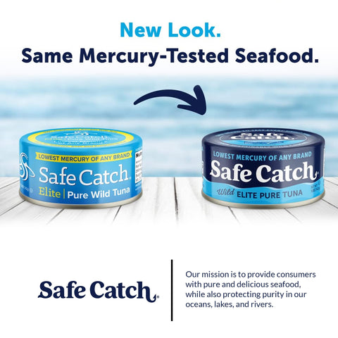 Safe Catch Elite Wild Tuna - Low-Mercury - Pack of 12