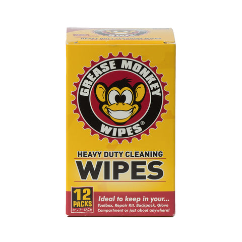 Grease Monkey Wipes Heavy Duty Cleaning Wipes, 12-Count