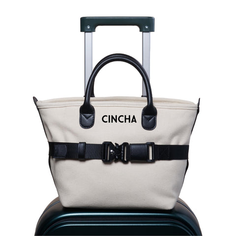 Cincha Mini Travel Belt for Luggage, Stylish & Adjustable, Black