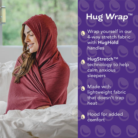 Hug Sleep Wrap - Wearable Blanket with Hoodie