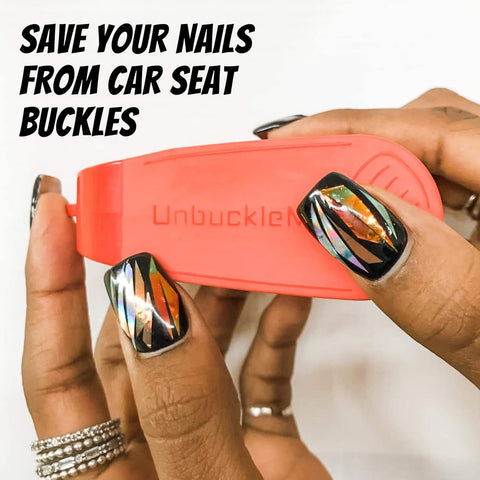 UnbuckleMe Car Seat Buckle Release Tool - Gray & Purple 2 Pack