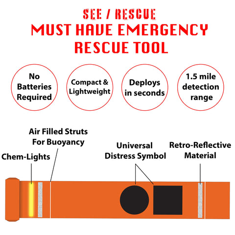 SEE/RESCUE Streamer Survival Tool, Portable