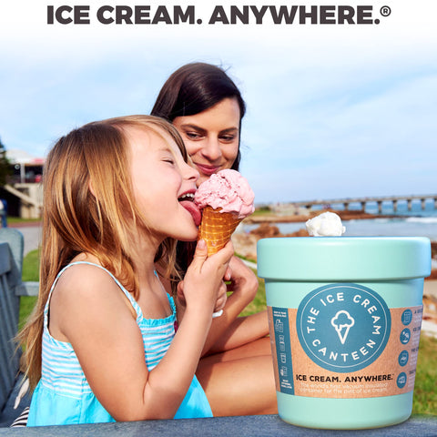 The Ice Cream Canteen - Insulated Ice Cream Pint Cooler - Coconut White