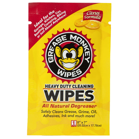 Grease Monkey Wipes Heavy Duty Cleaning Wipes, 12-Count