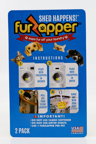 FurZapper Pet Hair Remover Double Pack (2 FurZappers)