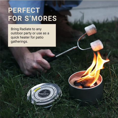 Radiate - 2 Pack Outdoor Portable Campfire