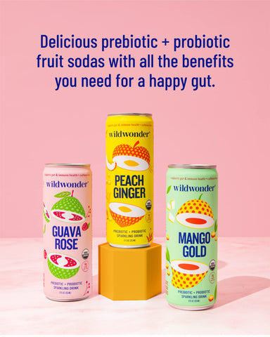 wildwonder Sparkling Probiotic Juice Drink Classic Variety Pack (6pk)