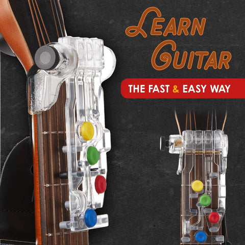 ChordBuddy Guitar Learning with Songbook, Lesson Plan, Tuner