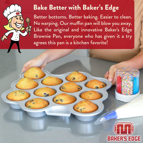 Baker's Edge - Muffin Pan - 12