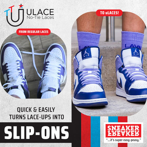 uLace Classic No Tie Shoelaces - Black
