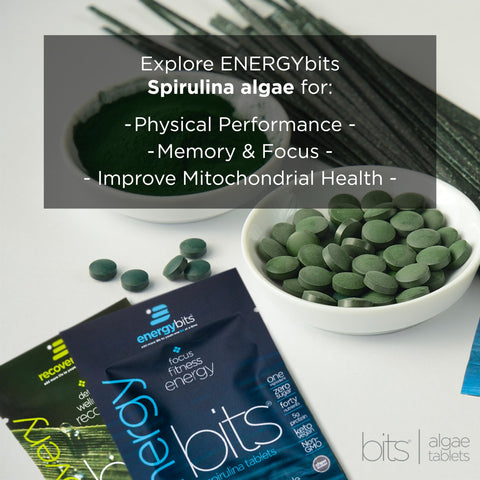 ENERGYBITS Organic Spirulina Tablets (1000)
