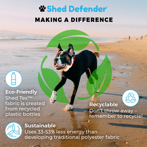 Shed Defender Sport Dog Onesie, Shedding Bodysuit, Large