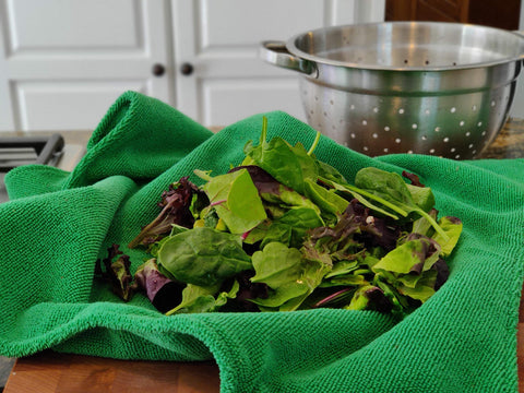 Salad Sling by Mirloco - Waterproof Liner - Dry Greens in Seconds