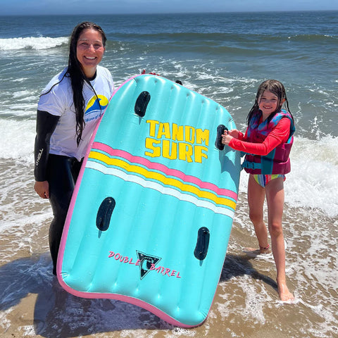TANDM SURF Double Barrel Inflatable Bodyboard