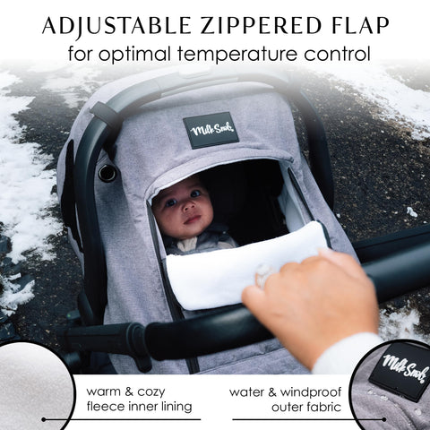Milk Snob Winter Baby Car Seat Cover