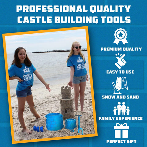 Create A Castle Sandcastle Kit Beach Toys for Kids