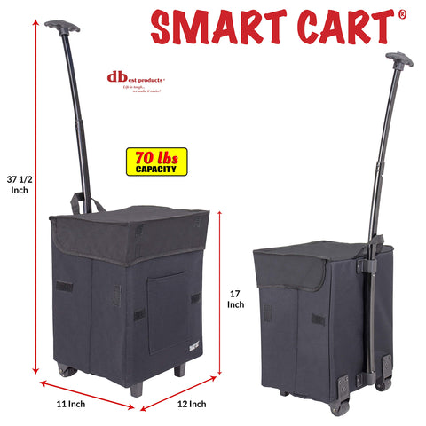 dbest products Smart Cart Rolling Collapsible Basket Scrapbooking