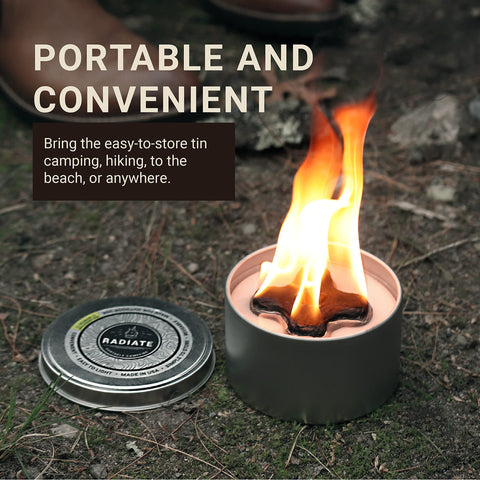 Radiate - 2 Pack Outdoor Portable Campfire